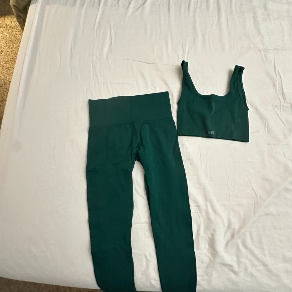 Set Active Sculptflex Box Cut Bra and Leggings - Mojito - Picture 2 of 4
